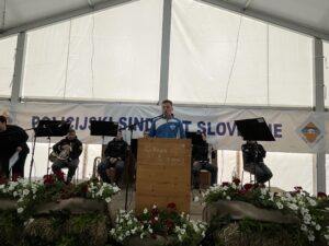 Predstavnici Udruženja i predstavnici Sindikata SIPA na obilježavanju godišnjice Policijskog sindikata Slovenije