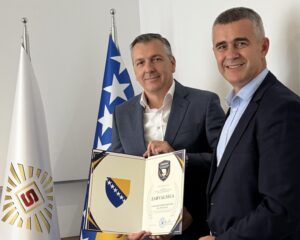 Sarajevo osiguranje d.d. Sarajevo – zahvalnica za podršku Udruženju